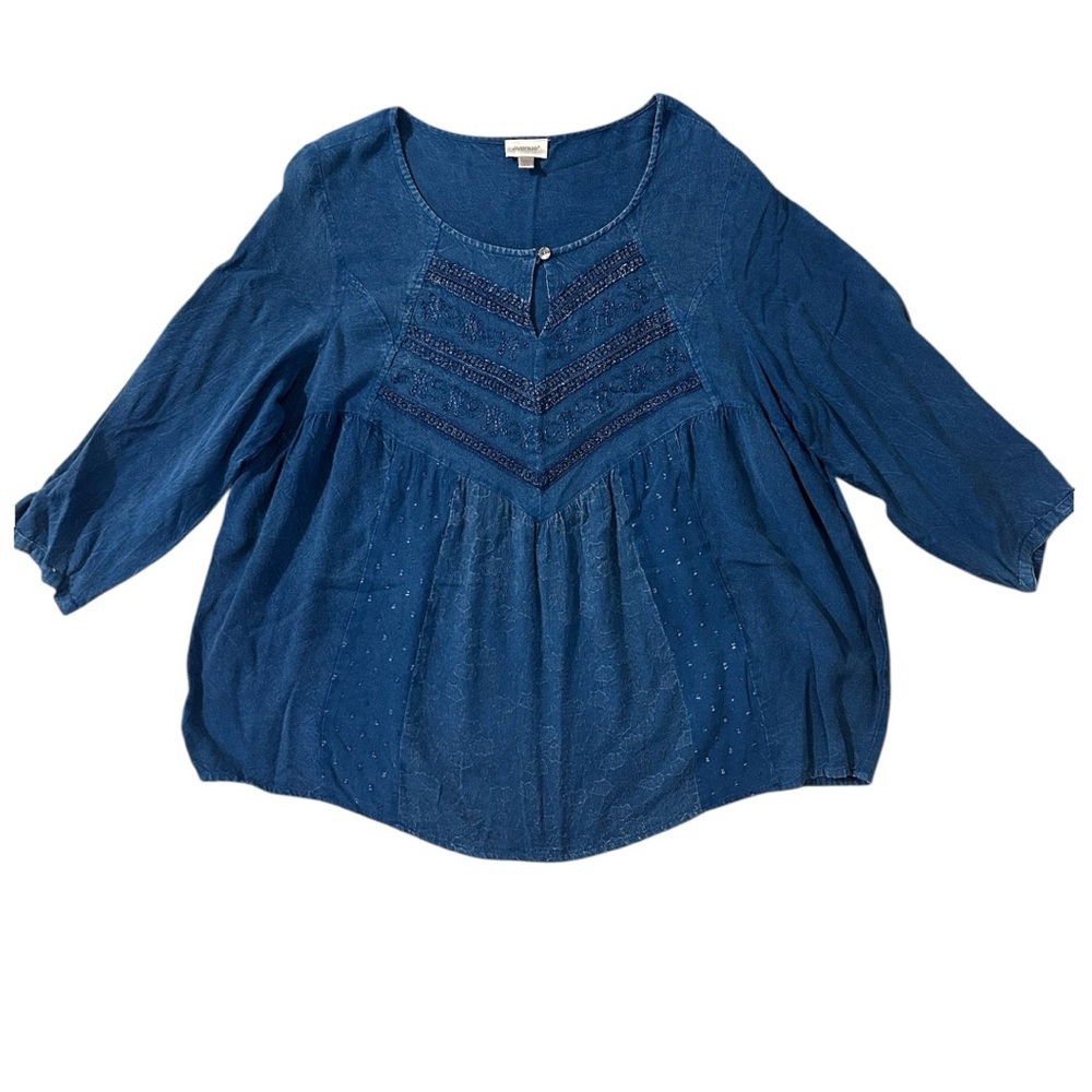 Avenue Women's Indigo Blouse